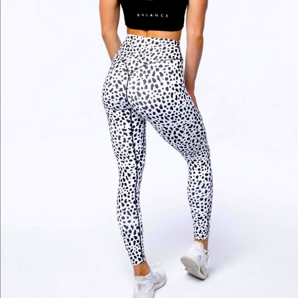 Balance Athletica Kingdom Snow Leopard Leggings